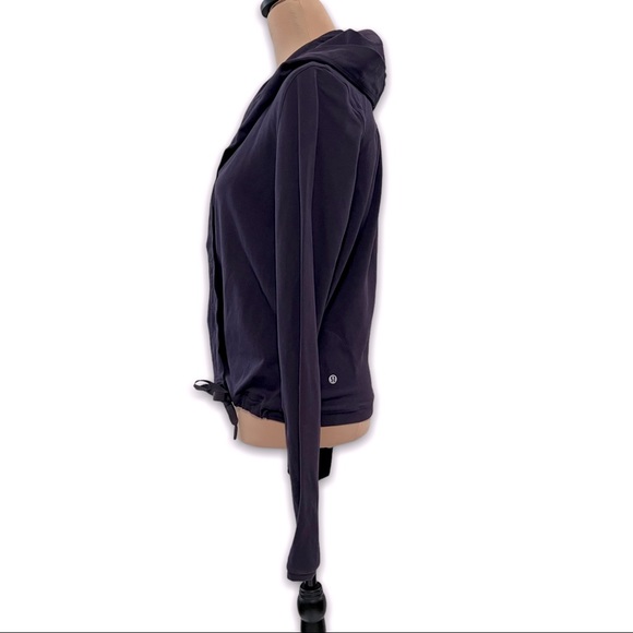 Lululemon Ready To Rulu Wrap Hooded Jacket 6/Small Boysenberry Dark Purple Yoga - Picture 7 of 16
